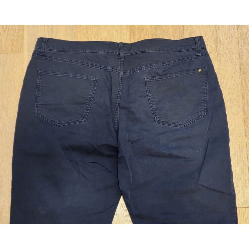 Banana Republic Men’s 40x32 Dark Navy Stretch 5 Pocket Pants Straight Fit Work - Picture 4 of 10